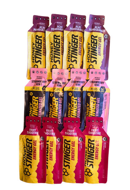 Mix 12 Gel Honey Stinger 3 sabores