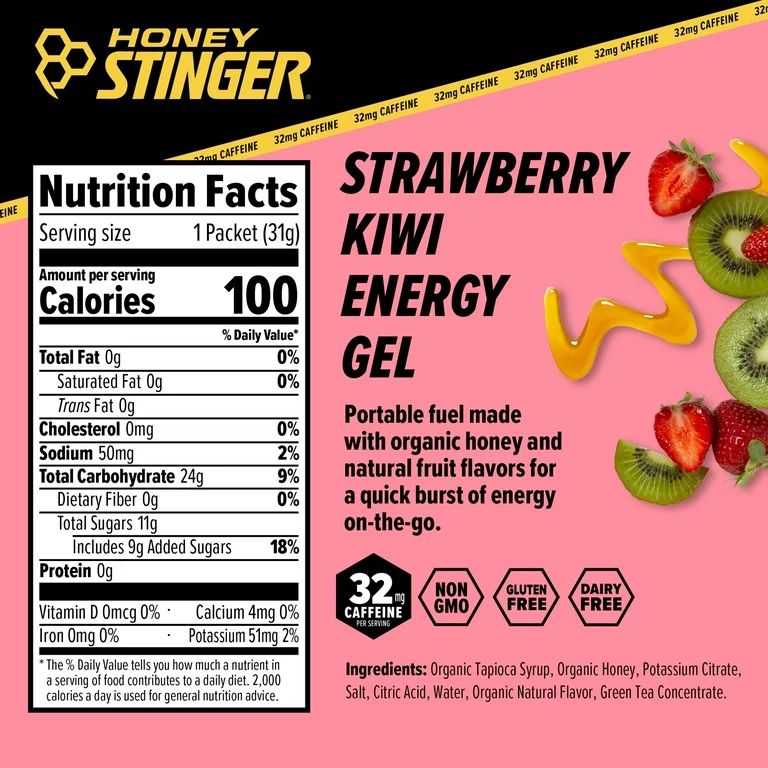 Mix 12 Gel Honey Stinger 3 sabores